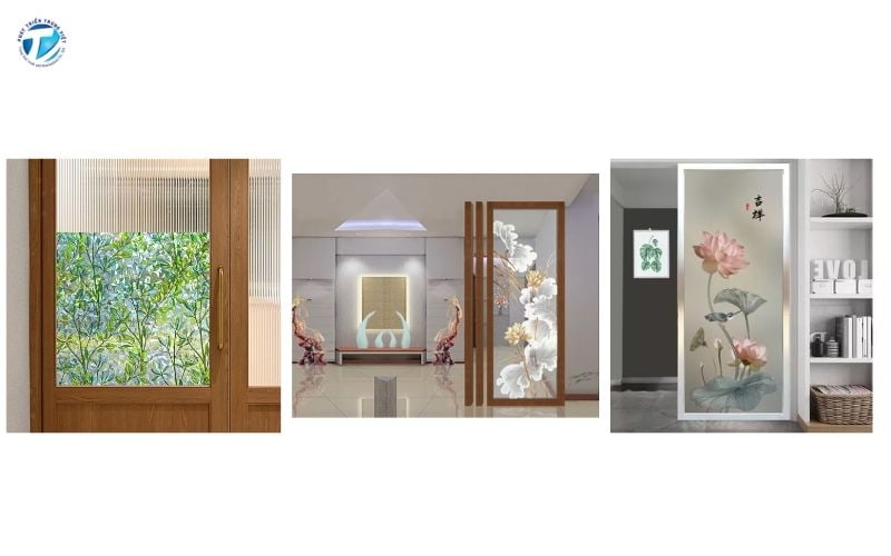 Ứng dụng thực tế của in hình lên kính trong trang trí nội thất